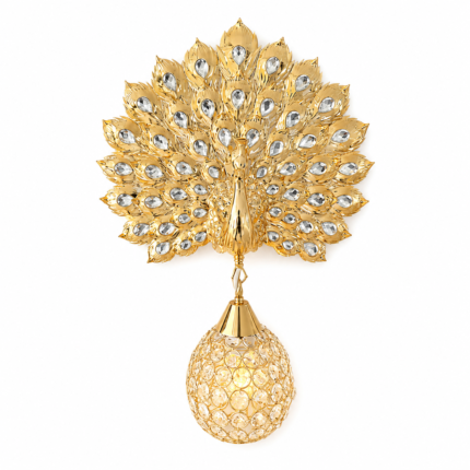 Crystal Wall Peacock Light