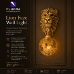 Lion Face Wall Light - Image 3